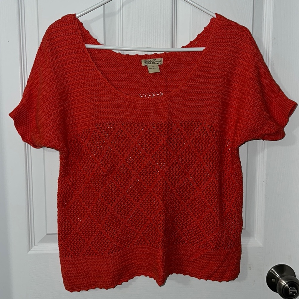 Oversized knitted top